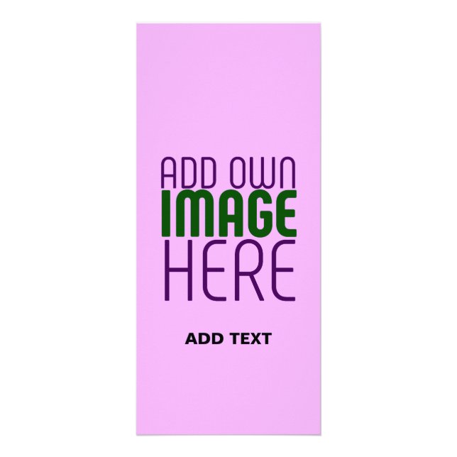 MODERN REDIGERBAR ENKEL MAUVE IMAGE TEXT-MALL REKLAMKORT (Framsidan)