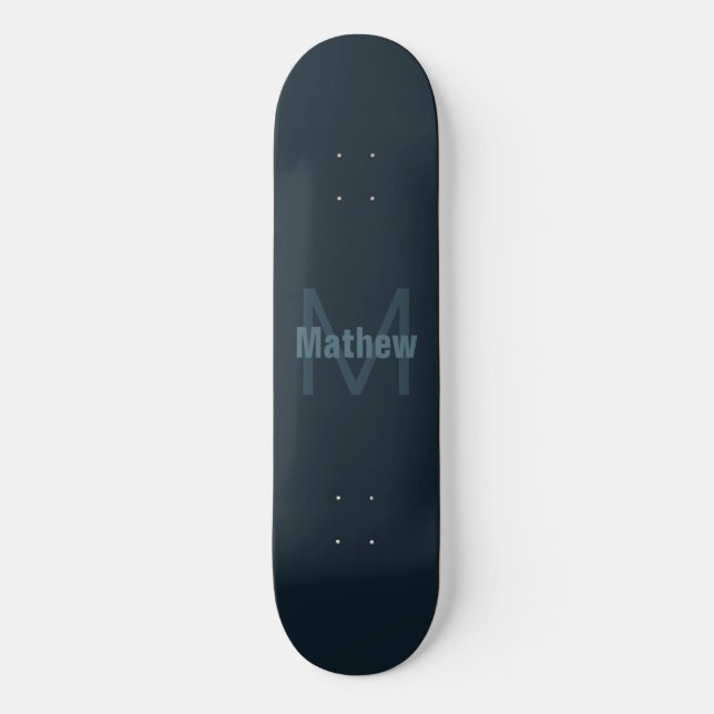 Modern redigerbar Namn Mini Skateboard Bräda 18,5 Cm (Framsida)