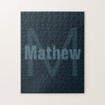 Modern redigerbar Namn Pussel<br><div class="desc">Helt redigerbart namn,  anpassa som du vill!</div>