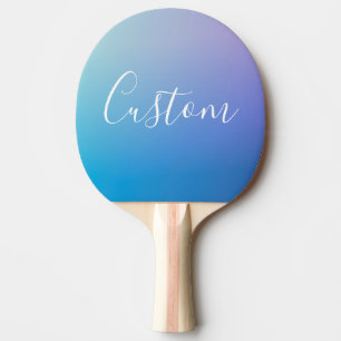 Modern redigerbar skriptskrivning   Colorful Ombre Pingisracket