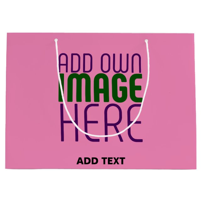 MODERN REDIGERBAR SÖT HETROSA BILD TEXTMALL (Framsidan)