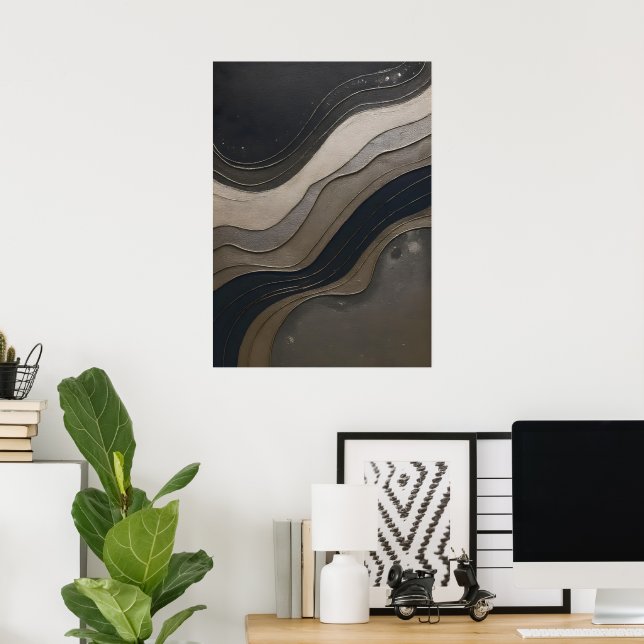 MODERN REFINEMENT: Elegant Wall Art for Discerning Poster (Hemmakontoret)