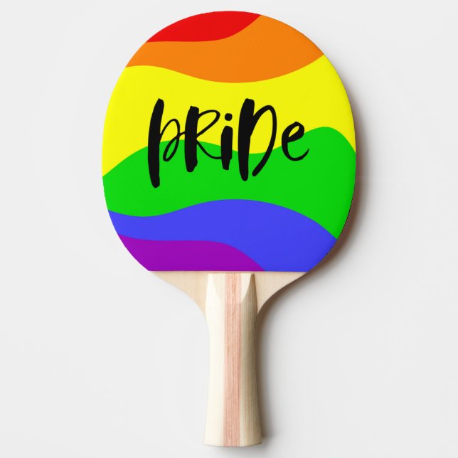 Modern regnbåge i Pridet Pingisracket (Framsidan)