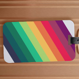 Modern regnbåge | Rand LGBT Gay pride Bagagebricka