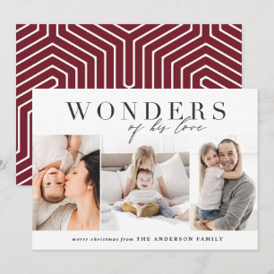 Modern religiös chic flerbilder jul julkort