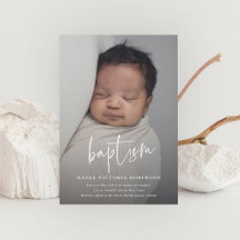 Modern Religiösa Baptism och förgrundsinformation