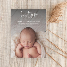 Modern Religiösa Baptism och förgrundsinformation Inbjudningar