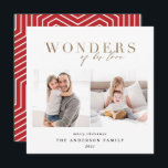 Modern religiösa guld 2-fotogeometrisk jul julkort<br><div class="desc">Modern religiösa guld chic-helgdag-multifotochristmas-kort. En del av en samling. Text och geometrisk undertext färg kan ändras. Klassi,  elegant av snyggt.</div>