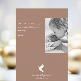Modern religiösa-Helgdag för julfoto Julkort