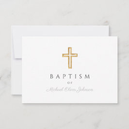 Modern Religiösa Kor Boy Baptism OSA Kort