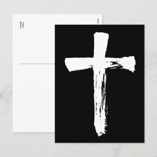 Modern Religiösa Kor - Crucifix för kristen  Helg Vykort