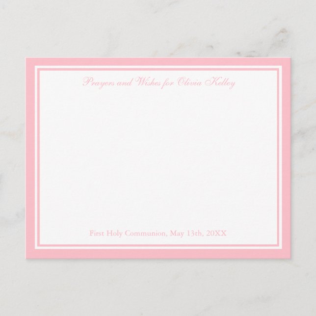 Modern Religiösa Kor, Önskemål och Prayer-kort Vykort (Framsida)