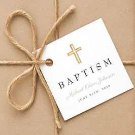Modern Religiösa Kor Sage Grönt-skriptformat Bapti Gåvor Etiketter