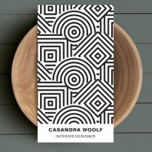 Modern ren geometrisk Mönster Retro-Grått och vit