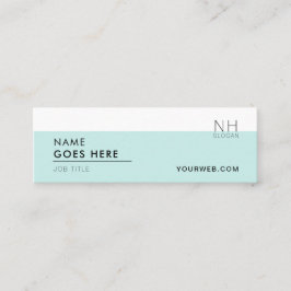 Modern ren mini- visitkort som kan användas till