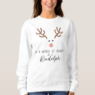 Modern Renhjort Tröja - Var en Rudolf