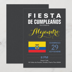 Modern: Republiken Ecuadors parti Inbjudningar