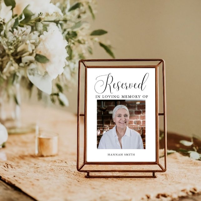 Modern, reserverad minnesanteckning för foto poster (Skapare uppladdad)