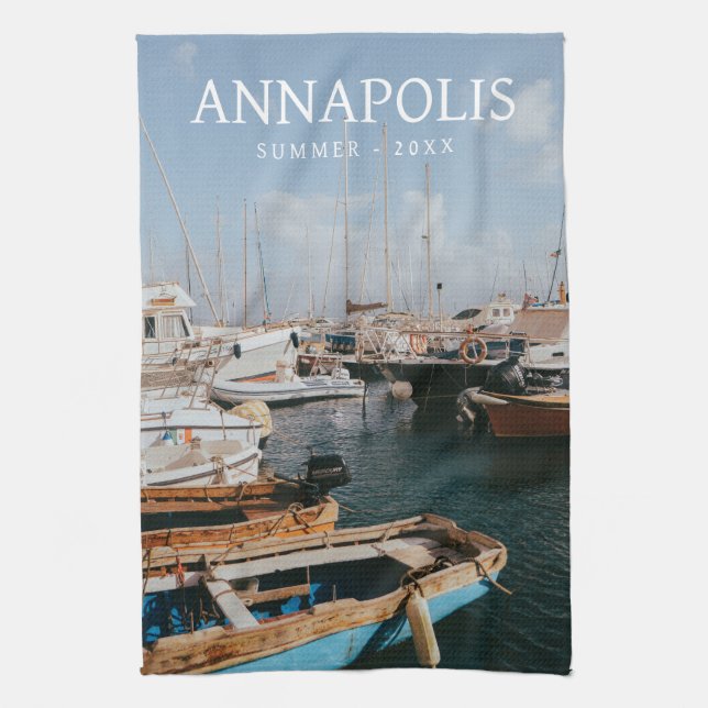 Modern resmål - foto Keepsaké Kökshandduk (Vertikal)