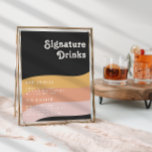 Modern Retro 70:s regnbåge Namnteckning Mörkar Poster<br><div class="desc">Denna moderna reflektor 70:s regnbåge namnteckning drycker som poster är perfekt för din enkla vintage orange, ro guld och mörkarna rosa. Designad med inslag av ett klassiskt, färglöst bho arch och groovy minimalistiskt rand. Utformningen har en unik tropisk strand i abstrakt, underbar för vår, sommar eller fall bröllop. Produkten är...</div>