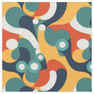 Modern Retro-Abstrakt Tyg