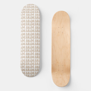 Modern Retro Brud Systerliga Avskedsfest för Brude Mini Skateboard Bräda 18,5 Cm