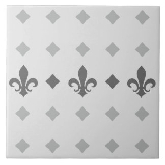Modern Retro Elegant Tiles Fleur De Lis Mönster Kakelplatta