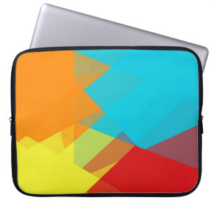 Modern Retro Färg Geometric #14 Laptop Fodral