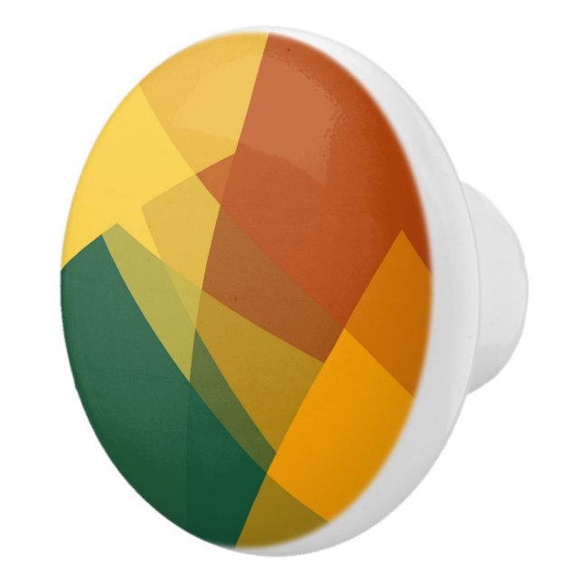 Modern Retro Färg Geometric #20 Knopp (Höger)