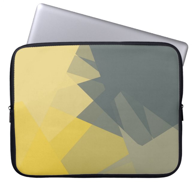 Modern Retro Färg Geometric #25 Laptop Fodral (Framsidan)