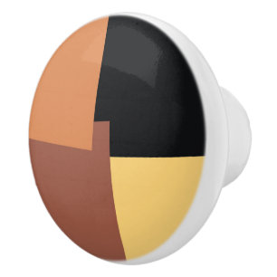 Modern Retro Färg Geometric #35 Knopp