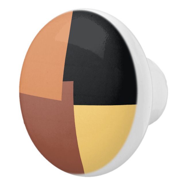Modern Retro Färg Geometric #35 Knopp (Höger)