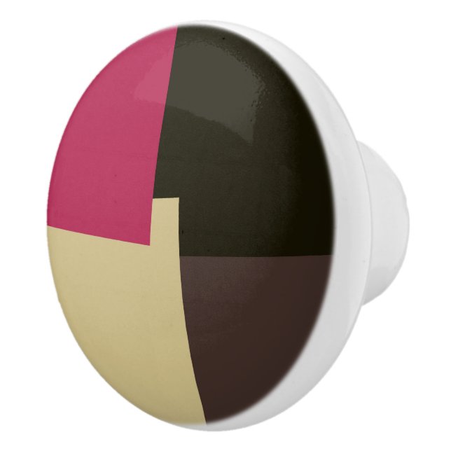 Modern Retro Färg Geometric #39 Knopp (Höger)