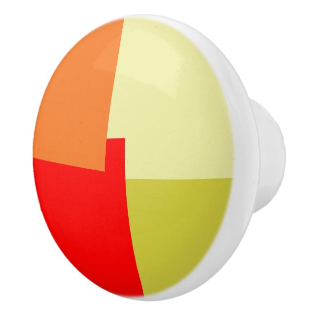 Modern Retro Färg Geometric #3 Knopp (Höger)