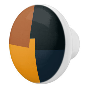 Modern Retro Färg Geometric #9 Knopp