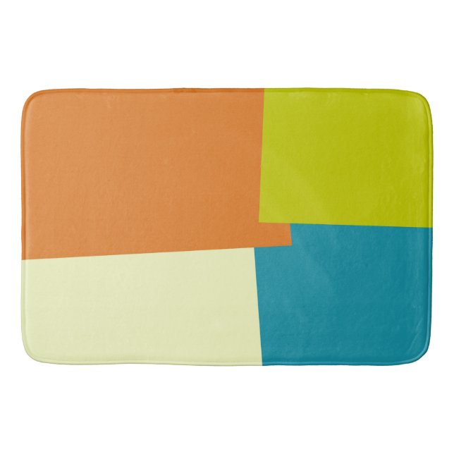Modern Retro Färg Geometric Badrumsmatta (Framsidan)