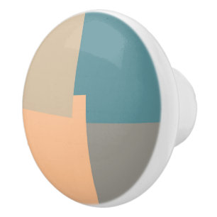 Modern Retro Färg Geometric Knopp