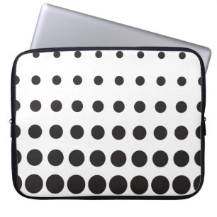 Modern retro för halvton mönster laptop fodral