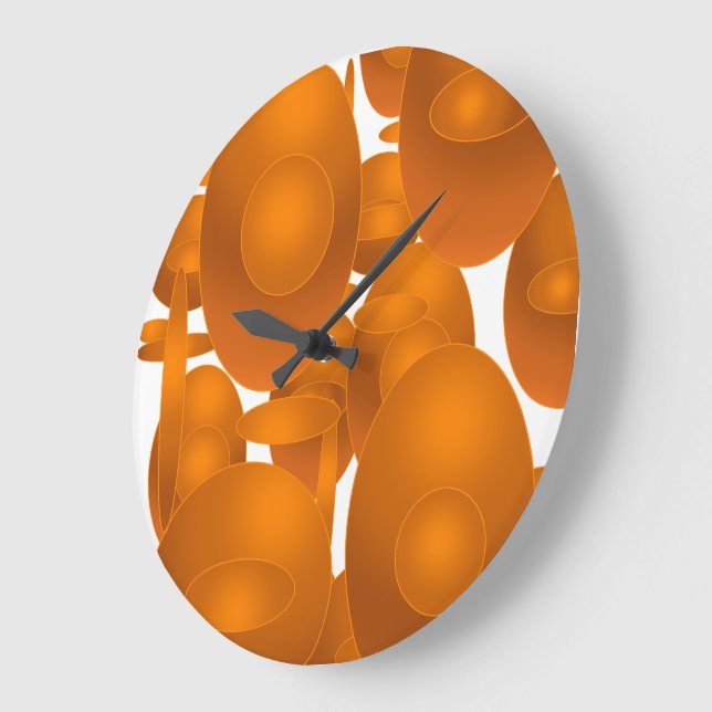 Modern Retro Geometrisk Design Stor Klocka (Vinkel)