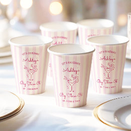 Modern Retro Hand plockade Cocktail 30års födelsed