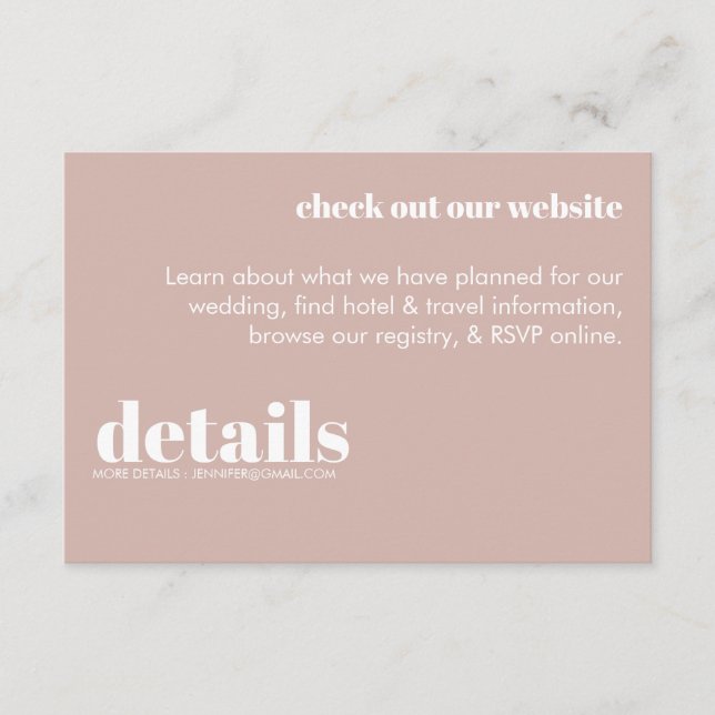 Modern Retro Införslutningskort Tilläggskort (Framsida)