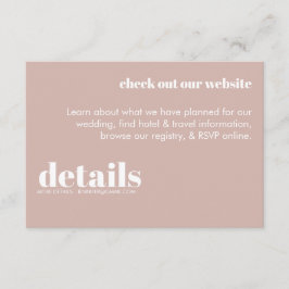 Modern Retro Införslutningskort Tilläggskort