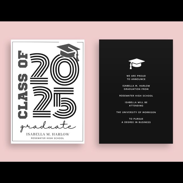 Modern Retro-klass för 2025 års gymnasium Meddelande (Skapare uppladdad)