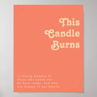 Modern Retro | Korall Detta ljus Poster