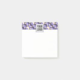 Modern Retro Lavender Geometric Post-it Notes Block