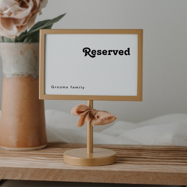 Modern Retro Lettering Reserved-signatur (Skapare uppladdad)