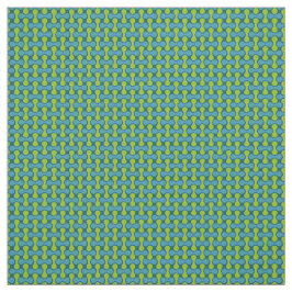 Modern Retro Link Pattern in Blue and Green Tyg