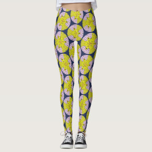 Modern Retro mönster, mönster Leggings