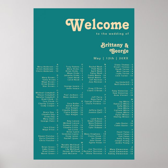 Modern Retro | Poster av passagerarsäten i tablett (Framsidan)