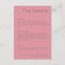 Modern Retro Rosa & White Bröllop